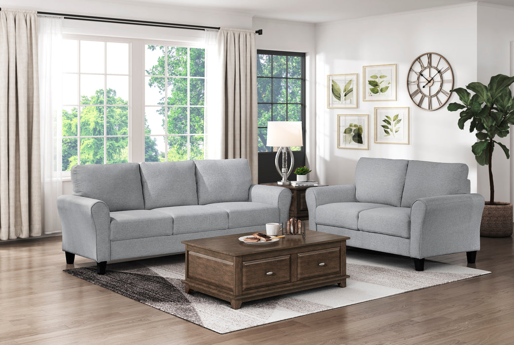 Ellery Sofa in Gray - 9209DG-3