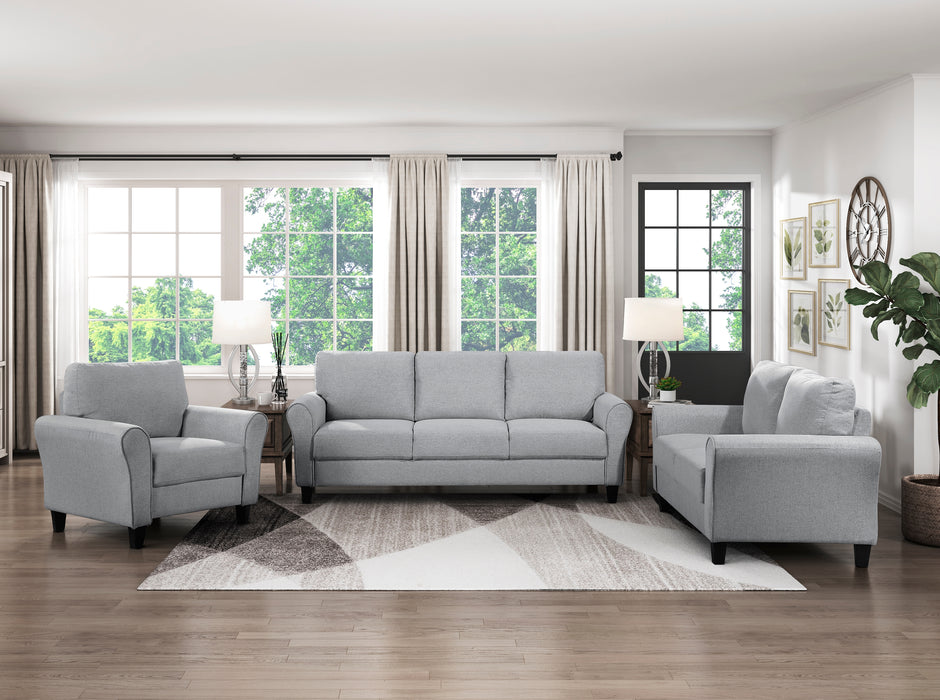 Ellery Sofa in Gray - 9209DG-3