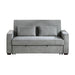 Alta Convertible Studio Sofa with Pull-out Bed in Gray - 9238GY-3CL image