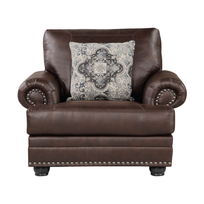 Franklin Chair in Brown - 9260DB-1 image