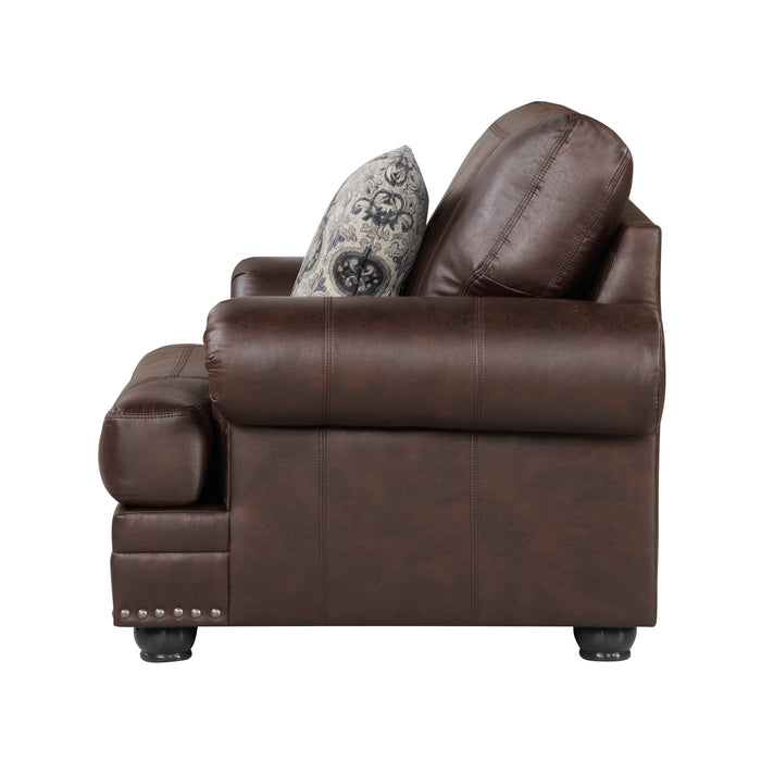 Franklin Chair in Brown - 9260DB-1