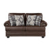 Franklin Loveseat in Brown - 9260DB-2 image