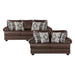 Franklin 2pc Set: Sofa, Love in Brown - 9260DB*2 image