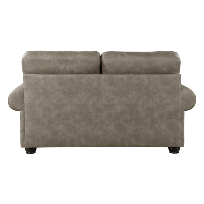 Franklin Loveseat in Brown - 9260MS-2