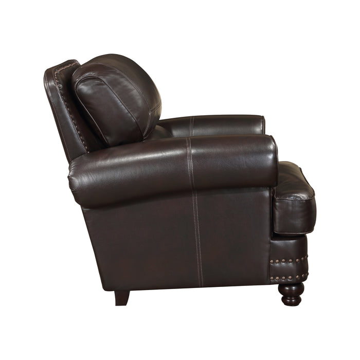 Milford Chair in Brown - 9268BRW-1