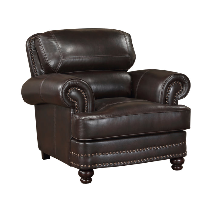 Milford Chair in Brown - 9268BRW-1