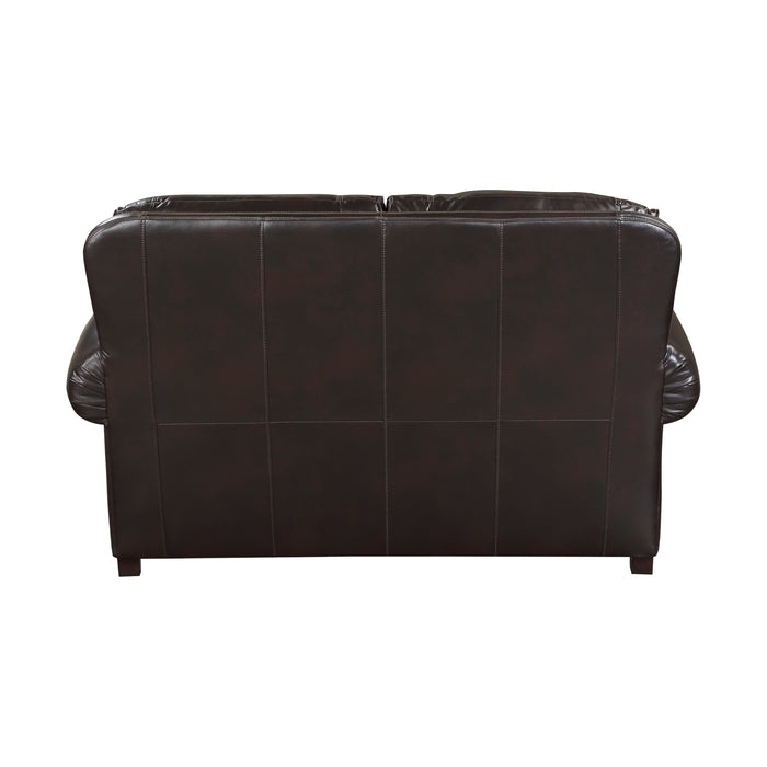 Milford Loveseat in Brown - 9268BRW-2