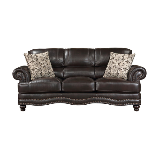 Milford Sofa in Brown - 9268BRW-3 image