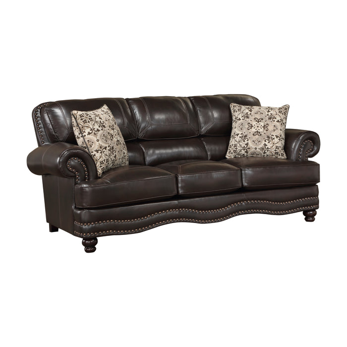 Milford Sofa in Brown - 9268BRW-3