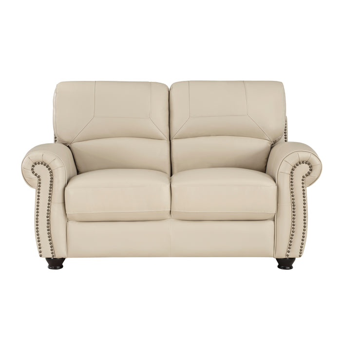 Foxborough 2pc Set: Sofa, Love in Cream - 9269CR*2