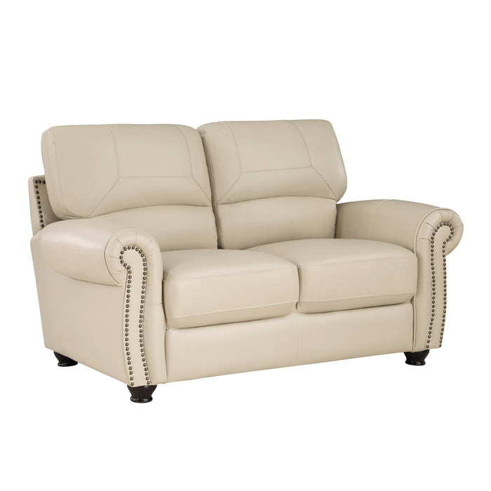 Foxborough 2pc Set: Sofa, Love in Cream - 9269CR*2