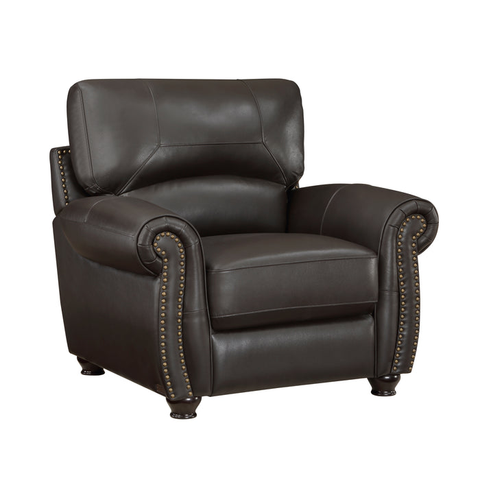 Foxborough Chair in Brown - 9269DB-1