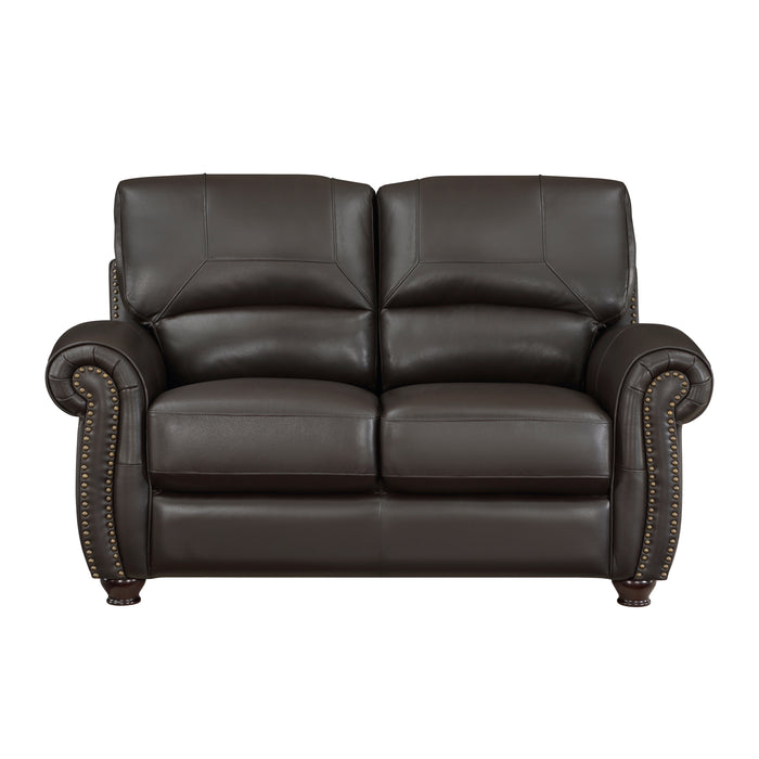 Foxborough Loveseat in Brown - 9269DB-2 image