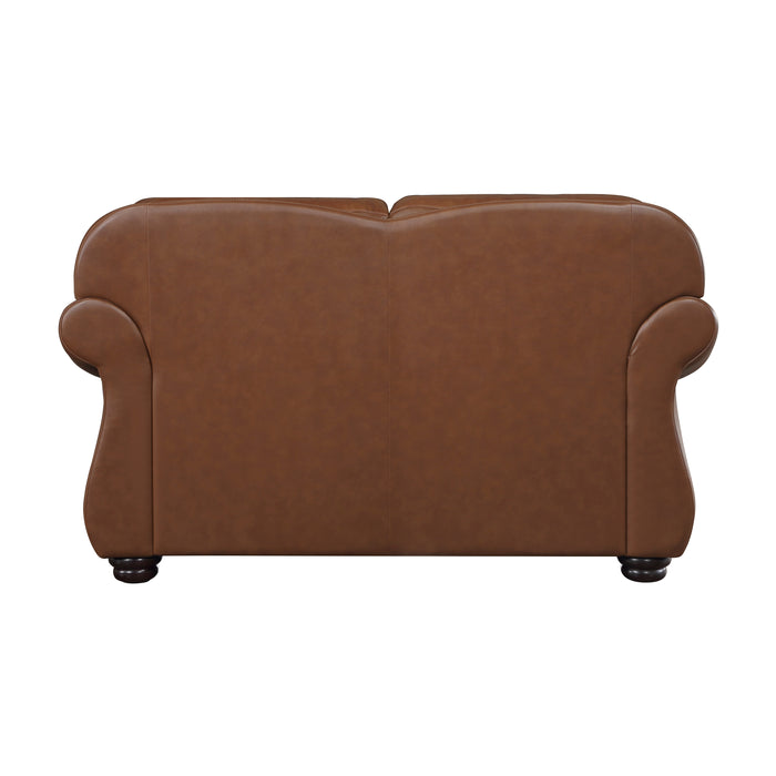 Attleboro Loveseat in Brown - 9270BR-2