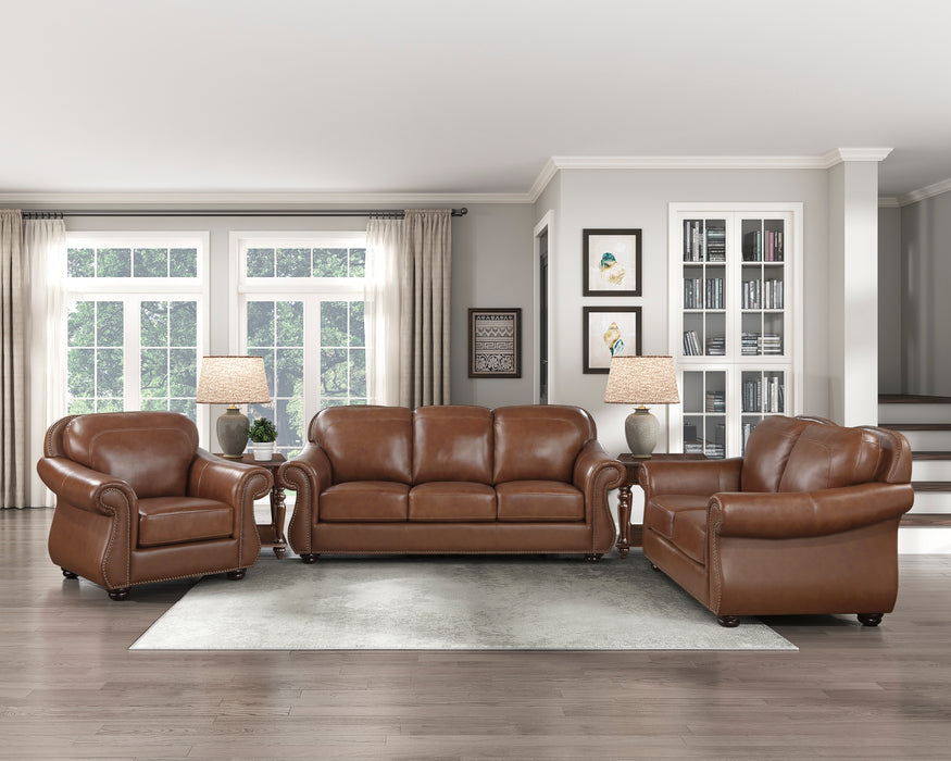 Attleboro Sofa in Brown - 9270BR-3