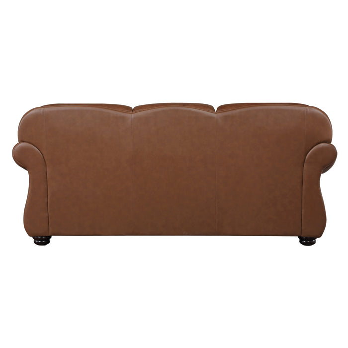 Attleboro 2pc Set: Sofa, Love in Brown - 9270BR*2