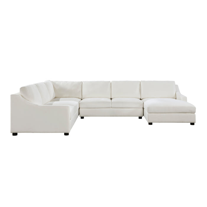 Zayden 4-Piece Sectional with Right Chaise in Beige - 9277VR*42LRC