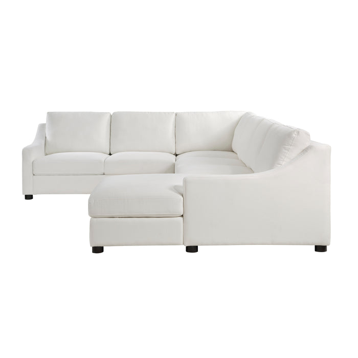 Zayden 4-Piece Sectional with Right Chaise in Beige - 9277VR*42LRC