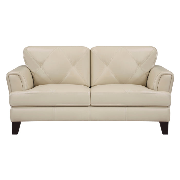 Thierry 2pc Set: Sofa, Love in Cream - 9279CRM*2