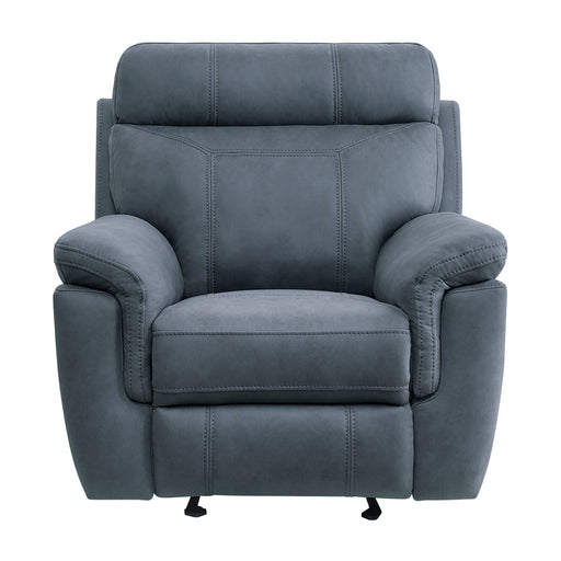 Clifton Glider Reclining Chair in Blue - 9301BUE-1 image