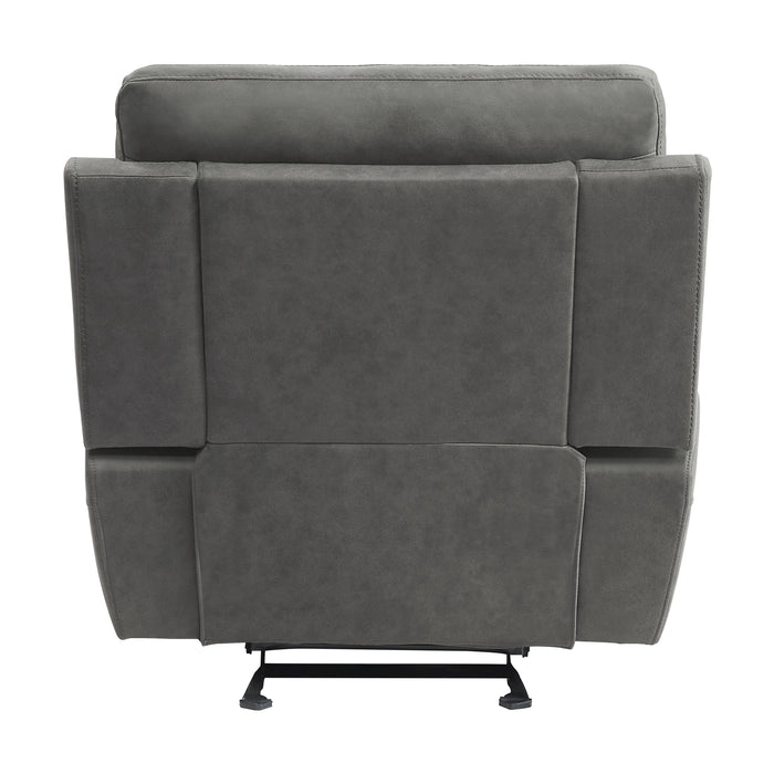 Clifton Glider Reclining Chair in Gray - 9301GRY-1