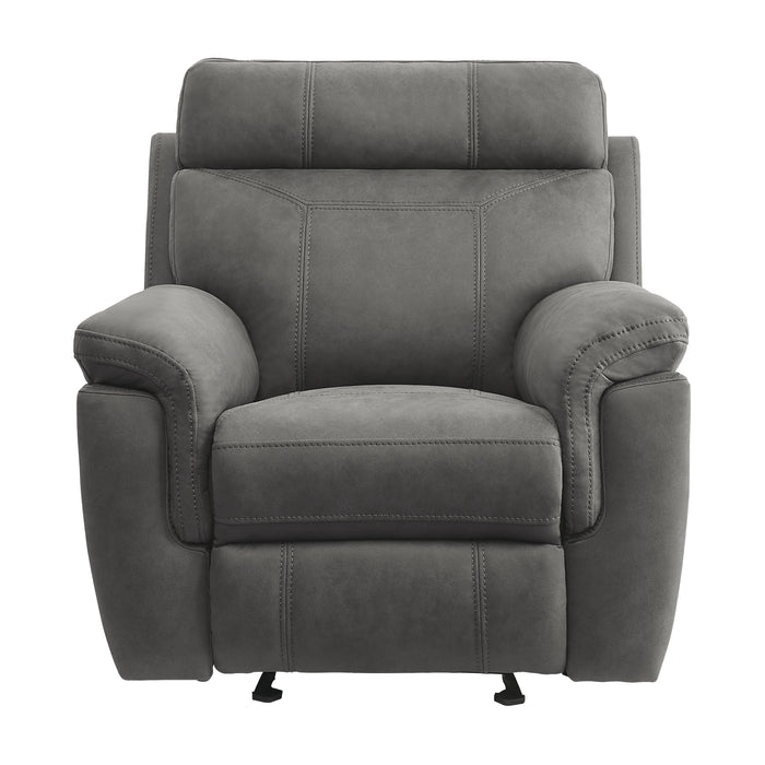 Clifton Glider Reclining Chair in Gray - 9301GRY-1 image