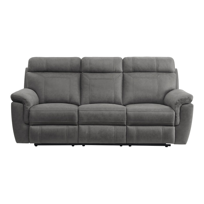 Clifton 2pc Set: Sofa, Love in Gray - 9301GRY*2