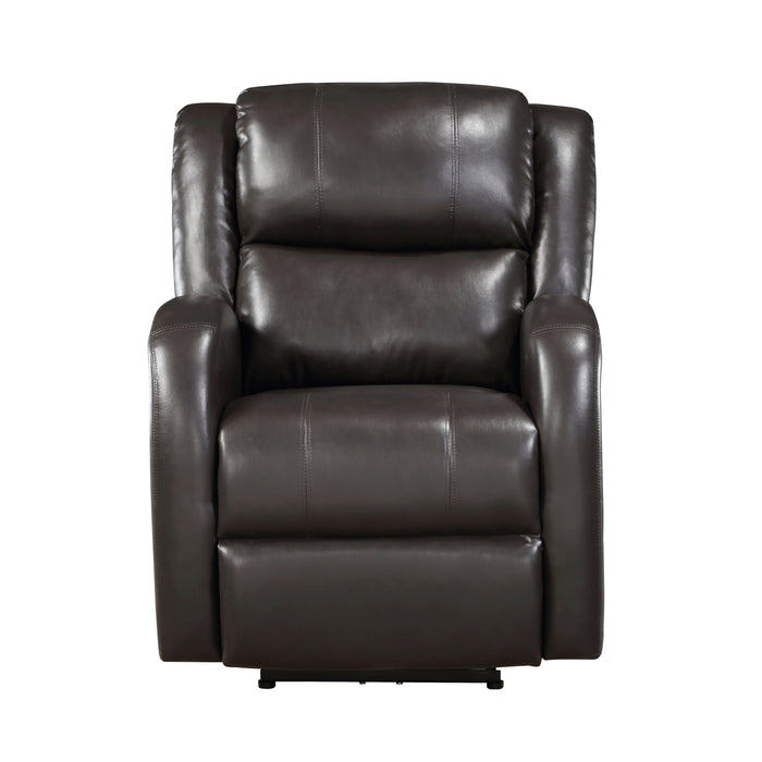 Foxcroft Power Reclining Chair in Brown - 9316PUBR-1PW image