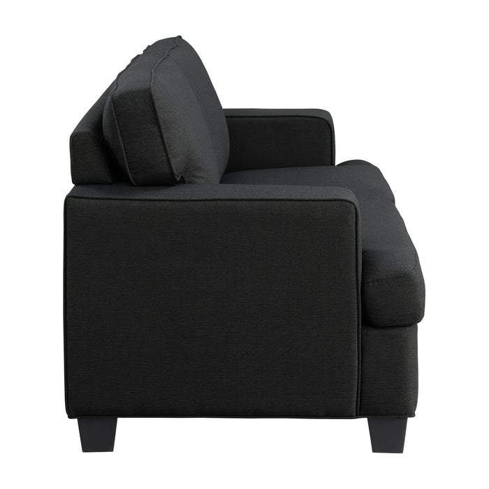 Elmont Loveseat in Black - 9327BK-2