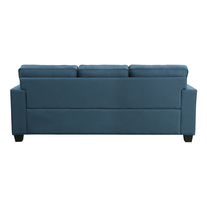 Elmont 2pc Set: Sofa, Love in Blue - 9327BU*2