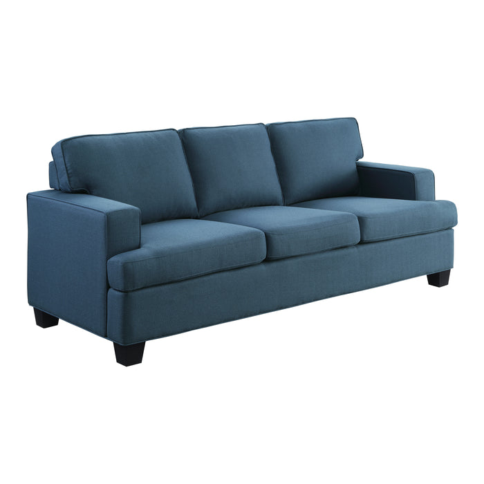 Elmont 2pc Set: Sofa, Love in Blue - 9327BU*2