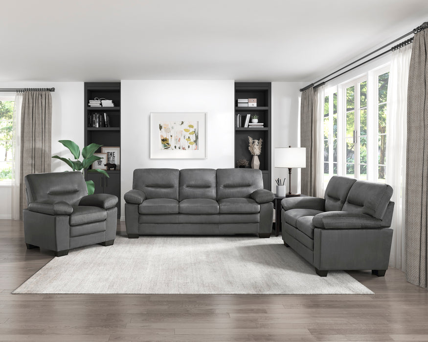 Keighly Loveseat in Gray - 9328DG-2