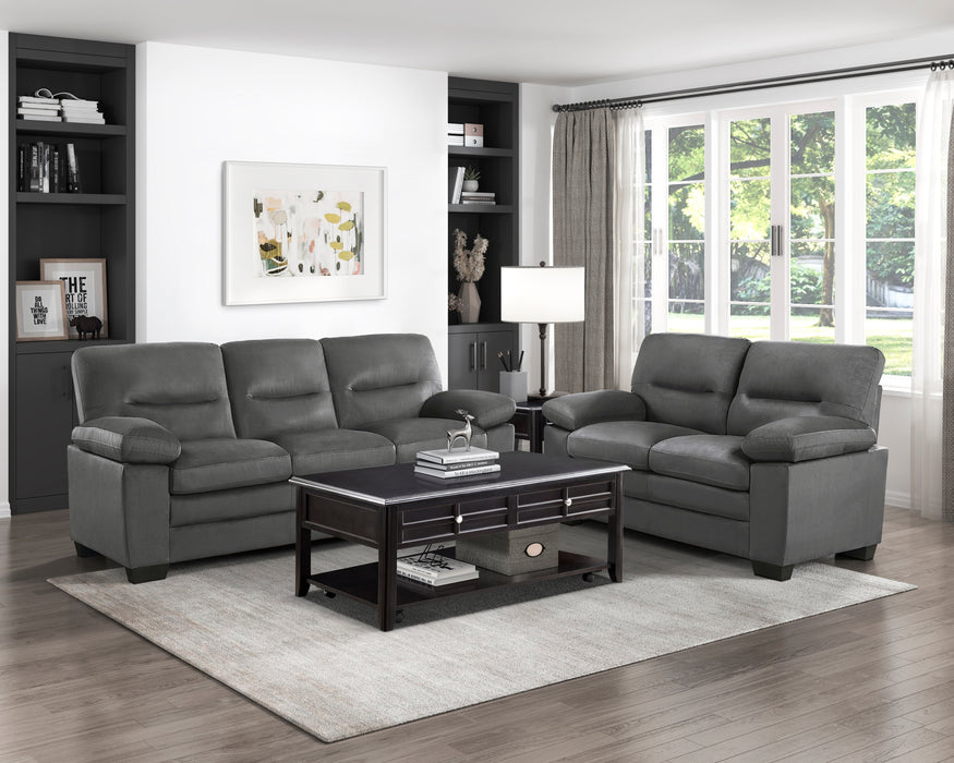 Keighly Loveseat in Gray - 9328DG-2