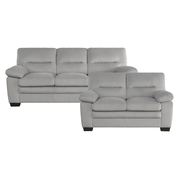 Keighly 2pc Set: Sofa, Love in Gray - 9328GY*2 image