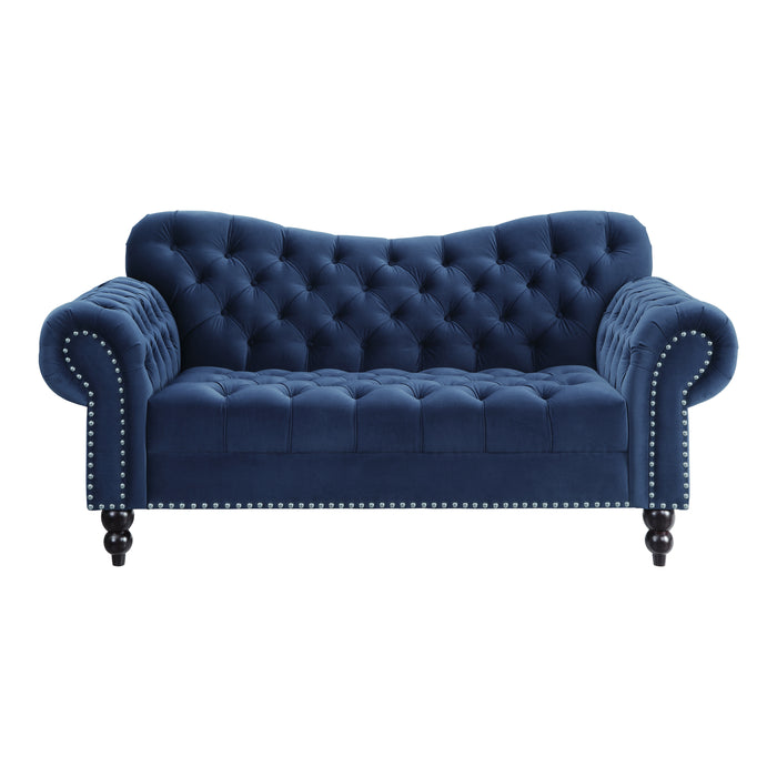 Rosalie Loveseat in Blue - 9330BU-2 image