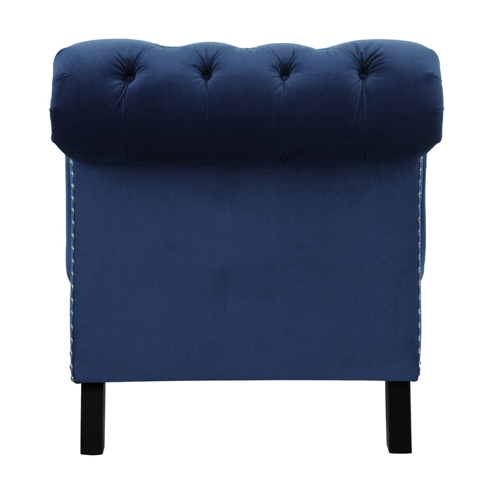 Rosalie Chaise in Blue - 9330BU-5