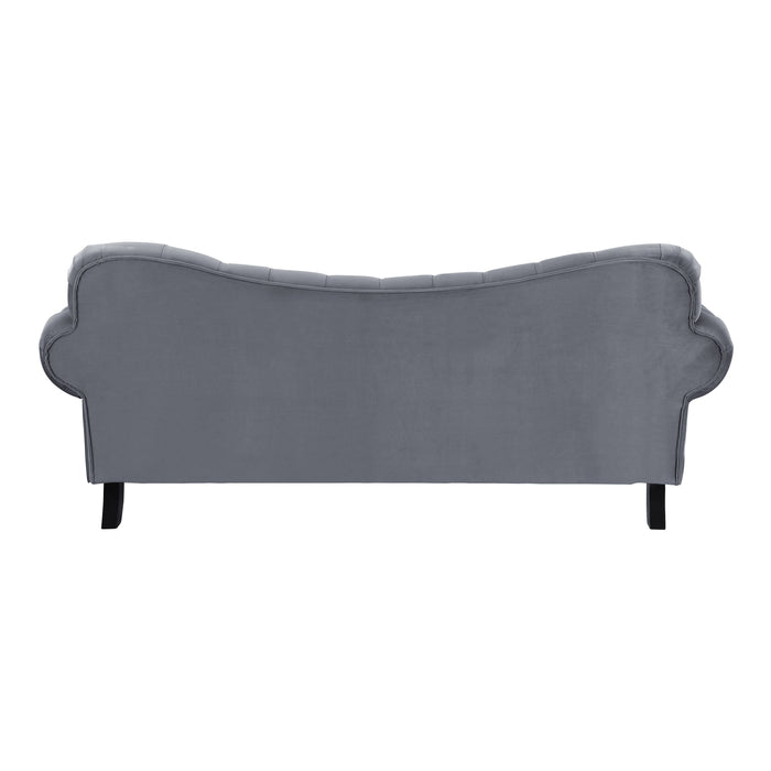 Rosalie 2pc Set: Sofa, Love in Gray - 9330DG*2