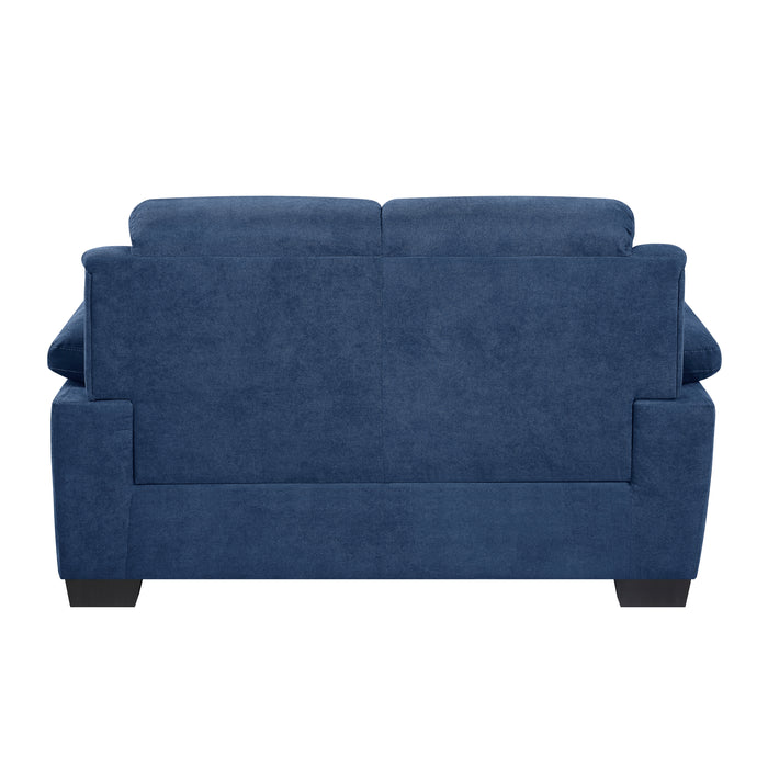 Holleman Loveseat in Blue - 9333BU-2