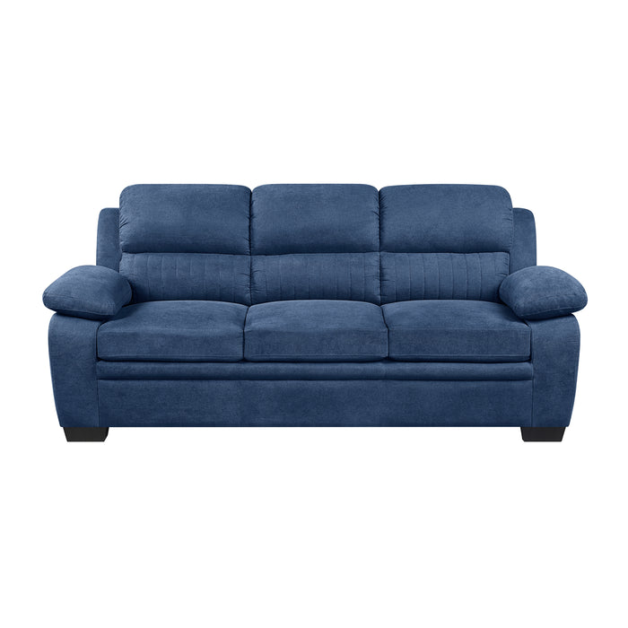 Holleman 2pc Set: Sofa, Love in Blue - 9333BU*2