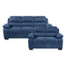 Holleman 2pc Set: Sofa, Love in Blue - 9333BU*2 image