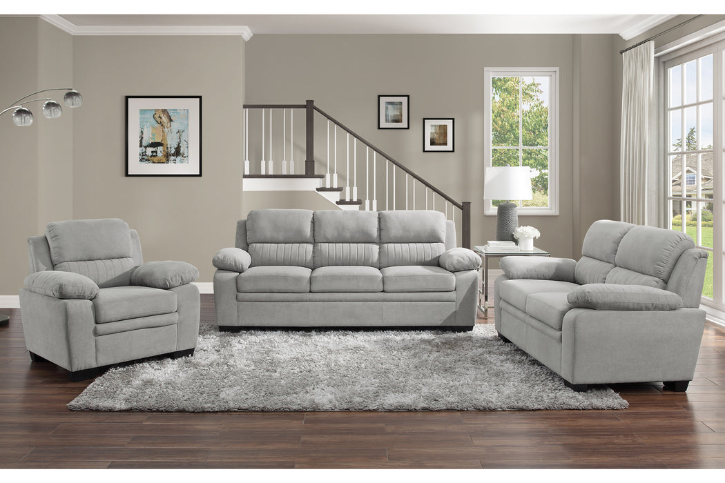 Holleman Loveseat in Gray - 9333GY-2