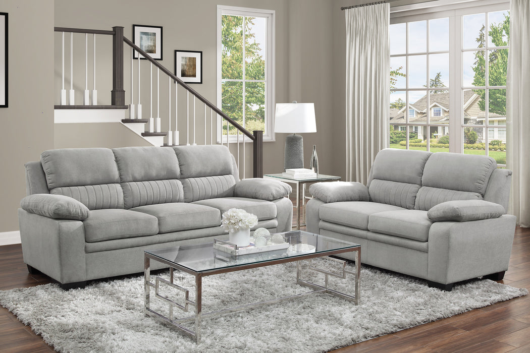 Holleman Loveseat in Gray - 9333GY-2