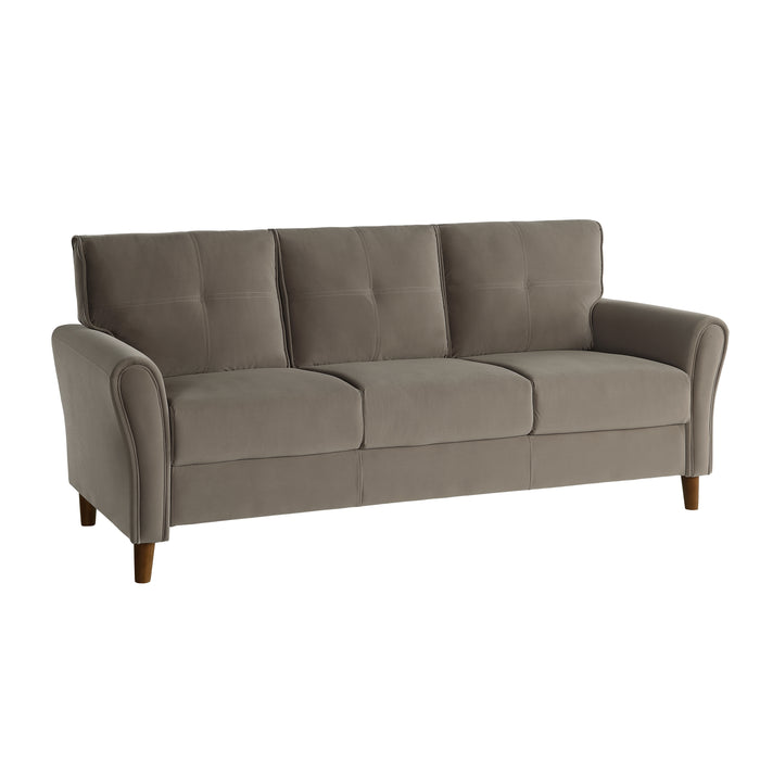 Dunleith 2pc Set: Sofa, Love in Brown - 9348BRW*2