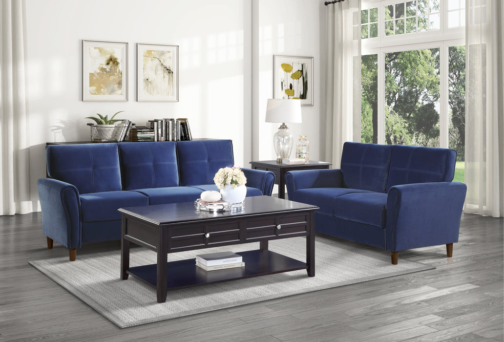 Dunleith Loveseat in Blue - 9348BUE-2