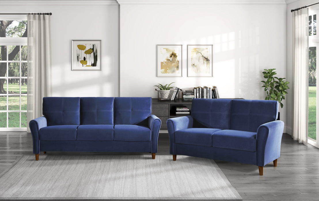 Dunleith Sofa in Blue - 9348BUE-3