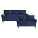 Dunleith 2pc Set: Sofa, Love in Blue - 9348BUE*2 image