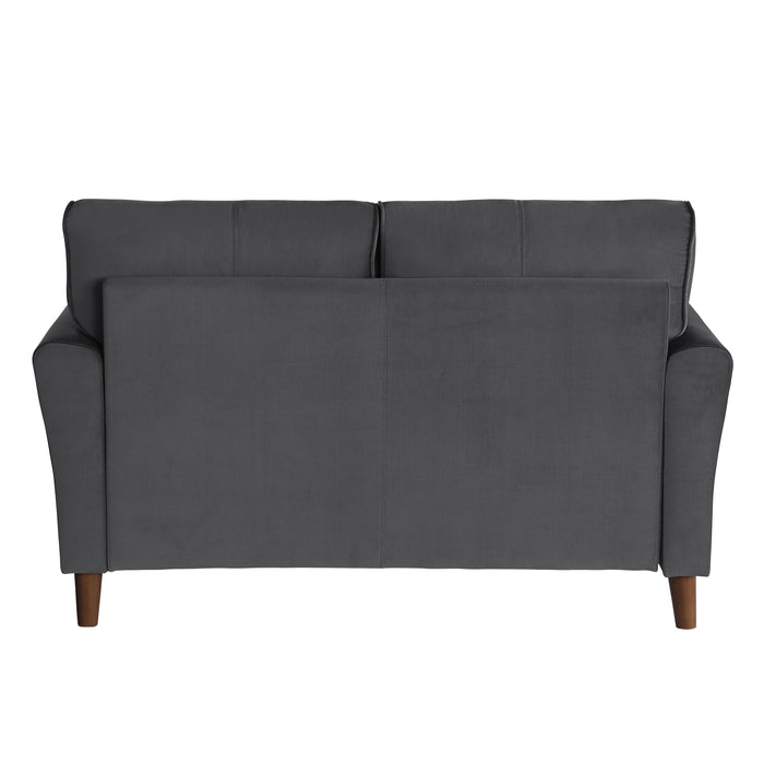 Dunleith Loveseat in Gray - 9348GRY-2