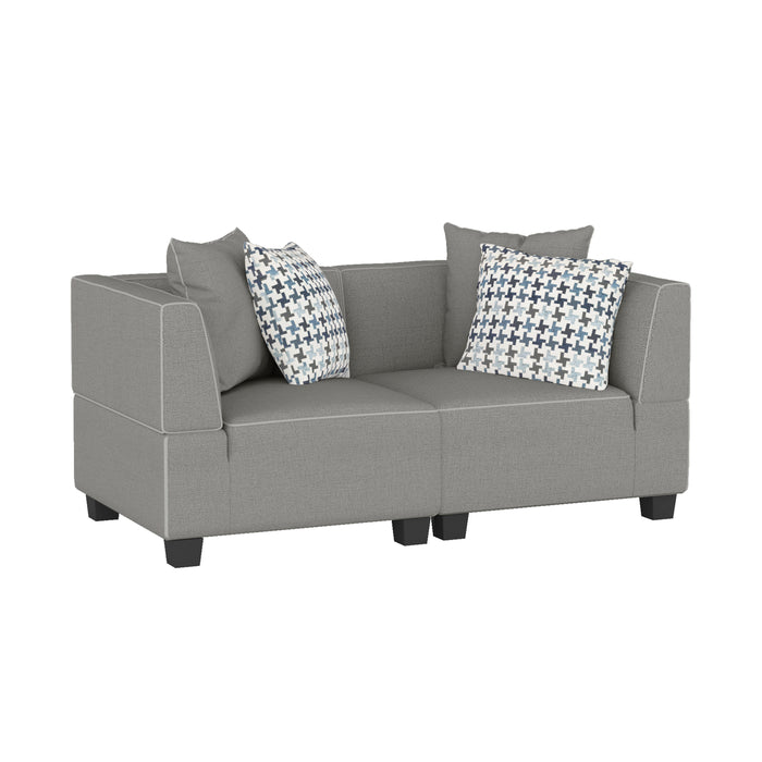 Jayne Loveseat in Gray - 9357GY-2*