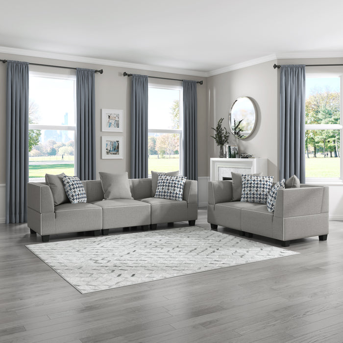 Jayne Loveseat in Gray - 9357GY-2*