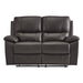 Dawson Double Reclining Loveseat in Brown - 9368BRW-2 image